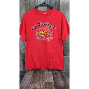 Baltimore Maryland Im Crabby Leave Me Alone Womens Tee Size Med